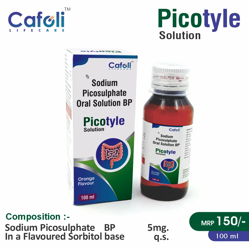 Sodium Picosulfate 5mg Syrup | Best Price for PCD Pharma Franchise in Laxative Solutions